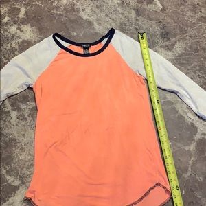 Rue21 half quarter sleeved tee